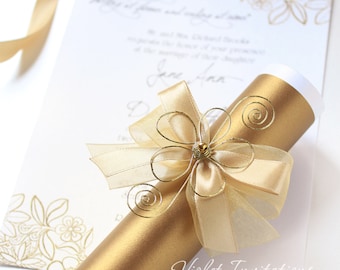 invitation scrolls