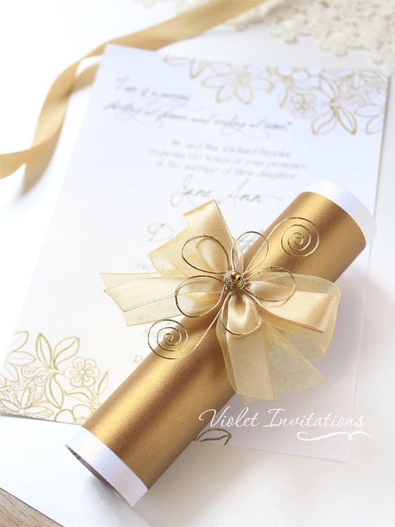 invitation scrolls