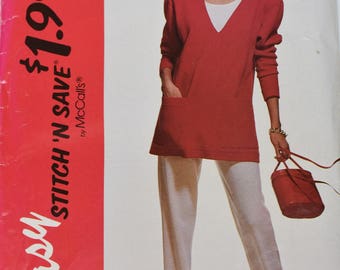 Vintage 1992 McCall's Easy 6092 Size B (unused)