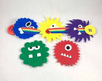 Monster Button Snake- Busy Bag Toy, Learning Toys, Quiet Toy for Toddlers