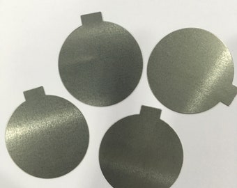 Arts and crafts metal vintage INDUSTRIAL metal rounded stamps- HIGH QUALITY Metal working, leather, decor, silicone molding, mixed media