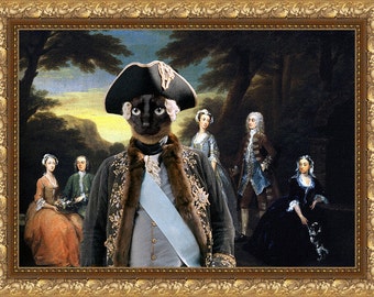 Siamese Cat Fine Art Canvas Print - The Jones Family