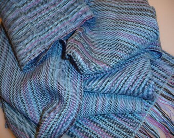 SALE, Hand woven scarf, handwoven scarf, women’s scarf, tencel scarf, ladies scarves, woven scarf, handwoven scarf, summer scarf, scarves