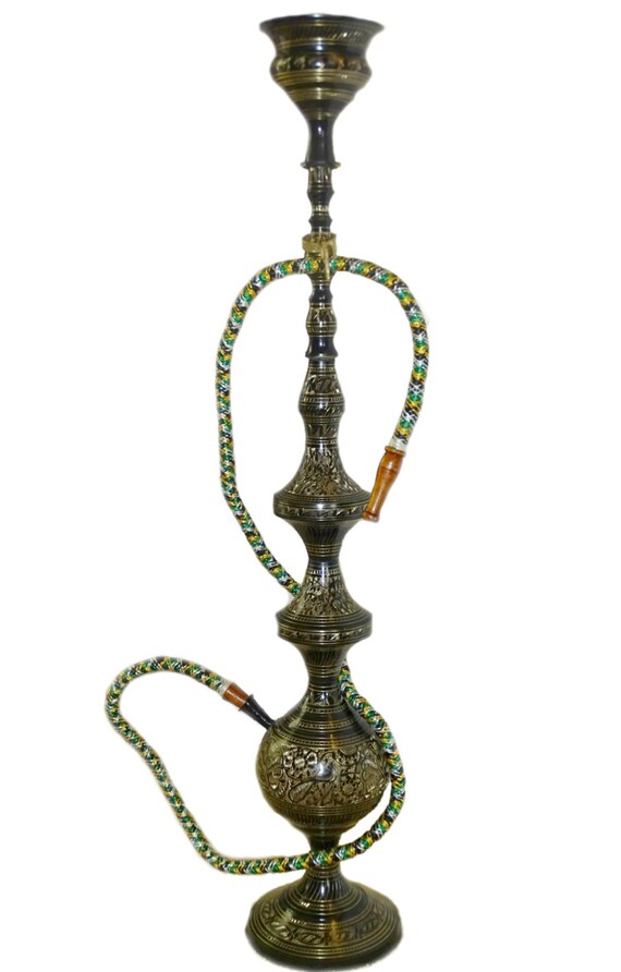 Brass Metal Hookah Large