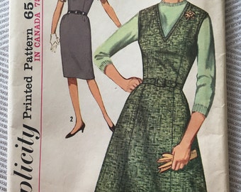 Vintage Simplicity Jumper Sewing Pattern, Never Used