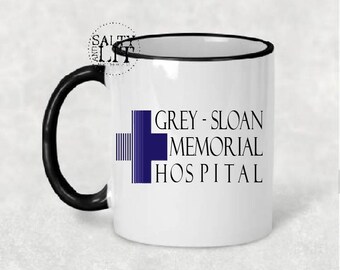 grey sloan memorial hospital mug,greys anatomy mug,greys anatomy gift,greys anatomy lover,tv show mug,fun tv show mug