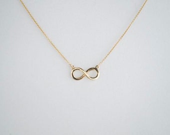 Gold Infinity Loop Pendant