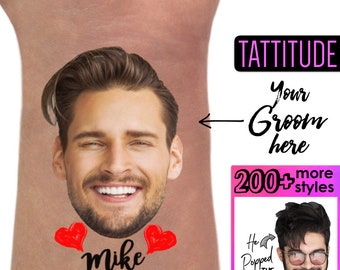 bachelorette tattoo face favor