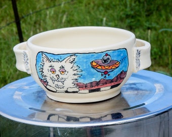 Hand-Painted Porcelain Bowl