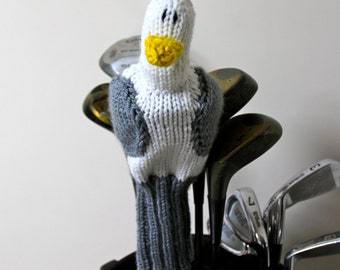 Seagull, Finding Nemo, Golf Headcover, Golf Club Cover, Golf Head Cover, Gifts for Men, Golf Gifts, Knit Golf Club Cover