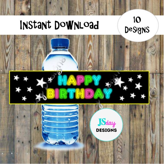 glow in the dark printable labels