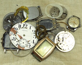 Grab Bag of Vintage Watch Parts, WATCH102