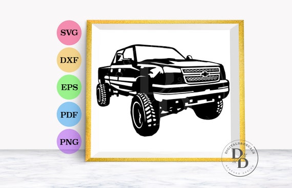 Free Free 282 Silhouette Truck Chevy Silverado Svg SVG PNG EPS DXF File