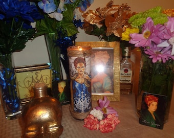Marie Lavaeu Altar Candle