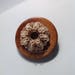 Sea Shell and Wood Brooch