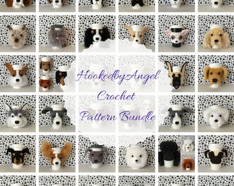 Crochet Dog Pattern, Dog Mug Cozy Crochet Pattern, Amigurumi Pattern, Dog Crochet Pattern, Crochet Pattern Dog, Amigurumi Dog, PDF File