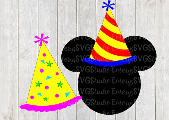 Download SVG File for Birthday Hat Mickey