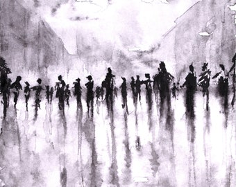 London Rain Dance - Print
