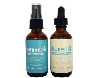 Travel Buddy Gift Set 1.7oz Facial Toner & 1.7oz Organic Argan Oil