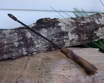 Soldering Iron Tool Gun HANDCRAFTED Vintage Antique Primitive Rustic 10.75" Small Head Hand Made Fastening Metal Work (MT5)