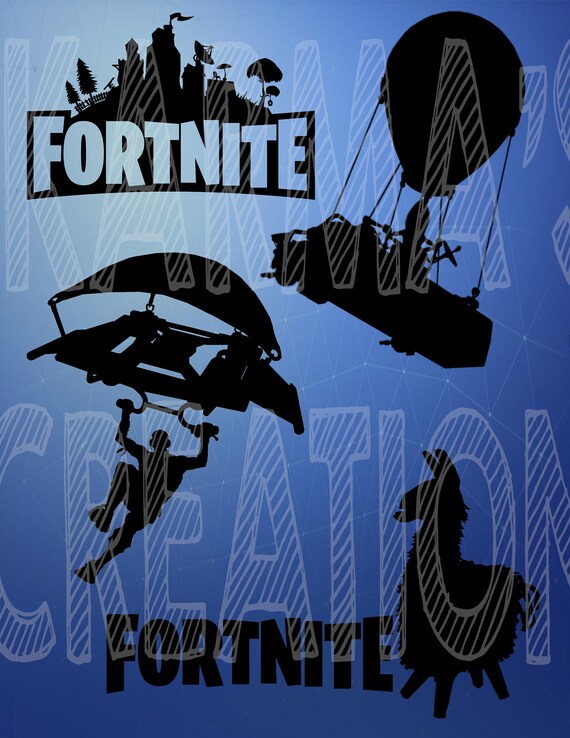 Download Fortnite SVG/PNG-Dateien Set 2 Cricut und Silhouette