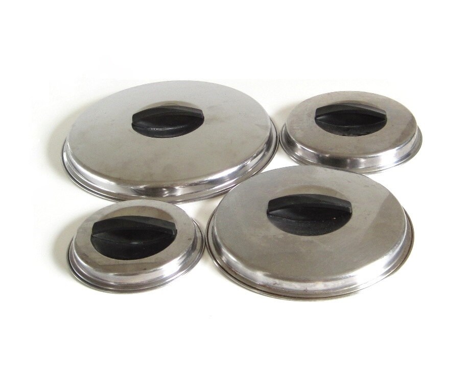 Flint Ware Cookware Lids Ekco Flint Pot Pan Covers Stainless