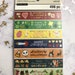 Sale! Recollections Stickers Book - Seasonal 2 - 498pc/pz - 24 sheets stickers - Holiday Themed/Planner Stickers/Girly Stickers/Gold Foiled