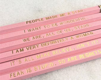 People Made Me A Star Pencil Set
