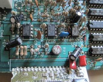 Vintage Industrial Metal Salvaged Reclaimed Circuit Boards Altered Art Art Assemblage Mixed Media 1 piece