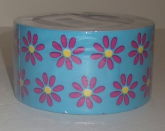 Retro Flower Power Duct Tape 1 Rolls 15 Ft DIY Art Project Crafting Supplies Paper Crafts Scrapbooking New