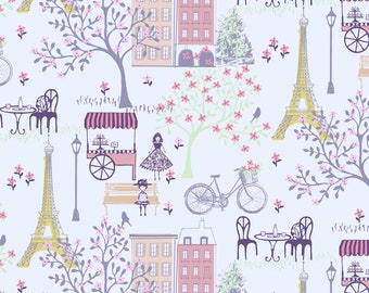 Paris fabric | Etsy