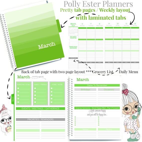 daily weekly monthly planner