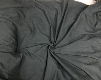Charcoal gray knit 12 Ounce 95 Cotton 5% Spandex jersey knit stretch fabric, sewing jersey knit, 56"-58" wide, sold by the yard