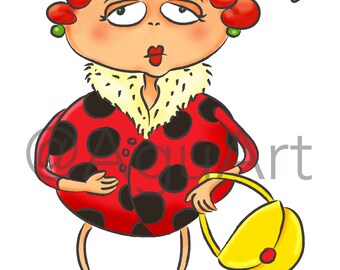 Illustration Children Nursery Colorful Digital download Nursery Kids picture Spots Red Flower