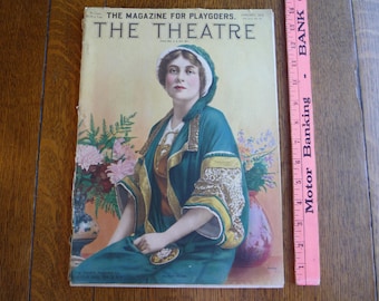 Antique Vintage THE THEATRE Magazine January 1913 - Mary Bolan - Billie Burke 1910s