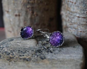 Earrings "Purple Unicorn"