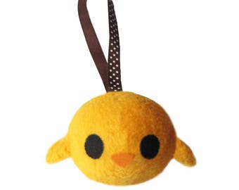 Keychain little chick handmade unique gift