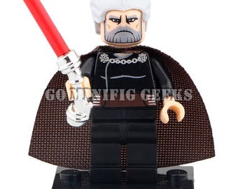 custom lego count dooku