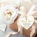 Printable Wedding Favor Tags ~ Editable PDF Heart DIY Gift Labels ~ Instant Download ~ 2-Inch Thank You ~ Gold Foil Effect