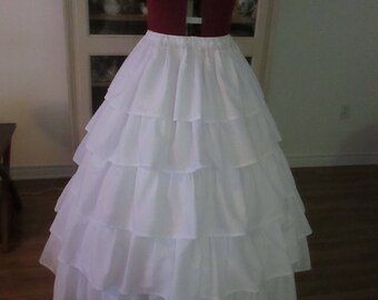 Civil War Petticoat, 1860-1865 Women's Clothing (S-M-L) #NB-15