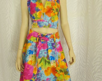 Psychedelic Print HalterTop