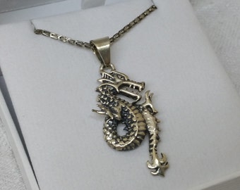 925 Dragon necklace pendant SK569