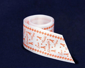 Satin Orange Awareness Ribbon By The Yard (RIB-05)