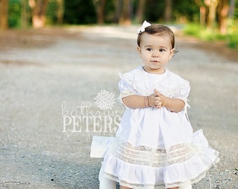 Wedding Ring Heirloom Girl's Dress and Slip