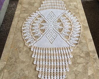 Crochet Lace Table Runner