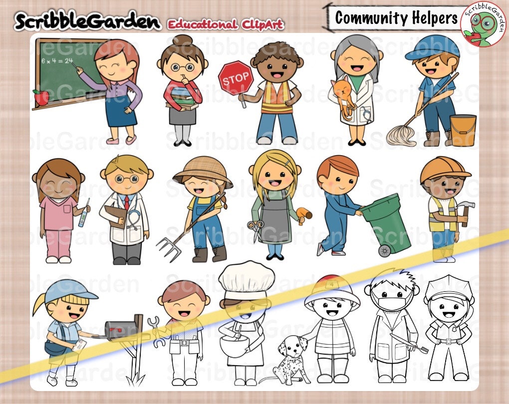 Community Helpers ClipArt