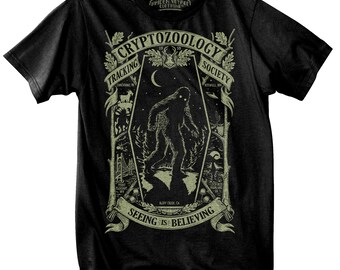 Glow in the Dark Cryptozoology Tracking Society Black/Moon (Gents)