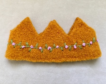 Felted Wool Crown Birthday Dress Up Waldorf