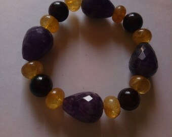 PROSPERITY Health Wealth & Happiness Bracelet for a Wrist of 6 and1/2 Inches