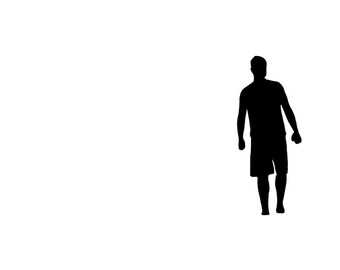 father shadow holding hands
